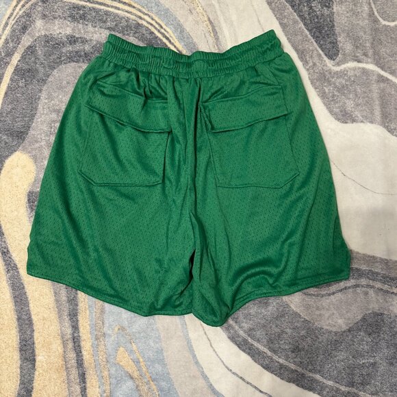 Rhude Green Mesh Shorts Mens Size Large - Picture 2 of 4